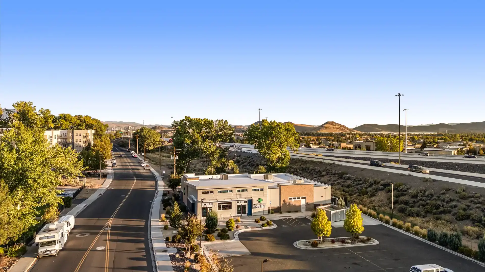 Reno drone road hills