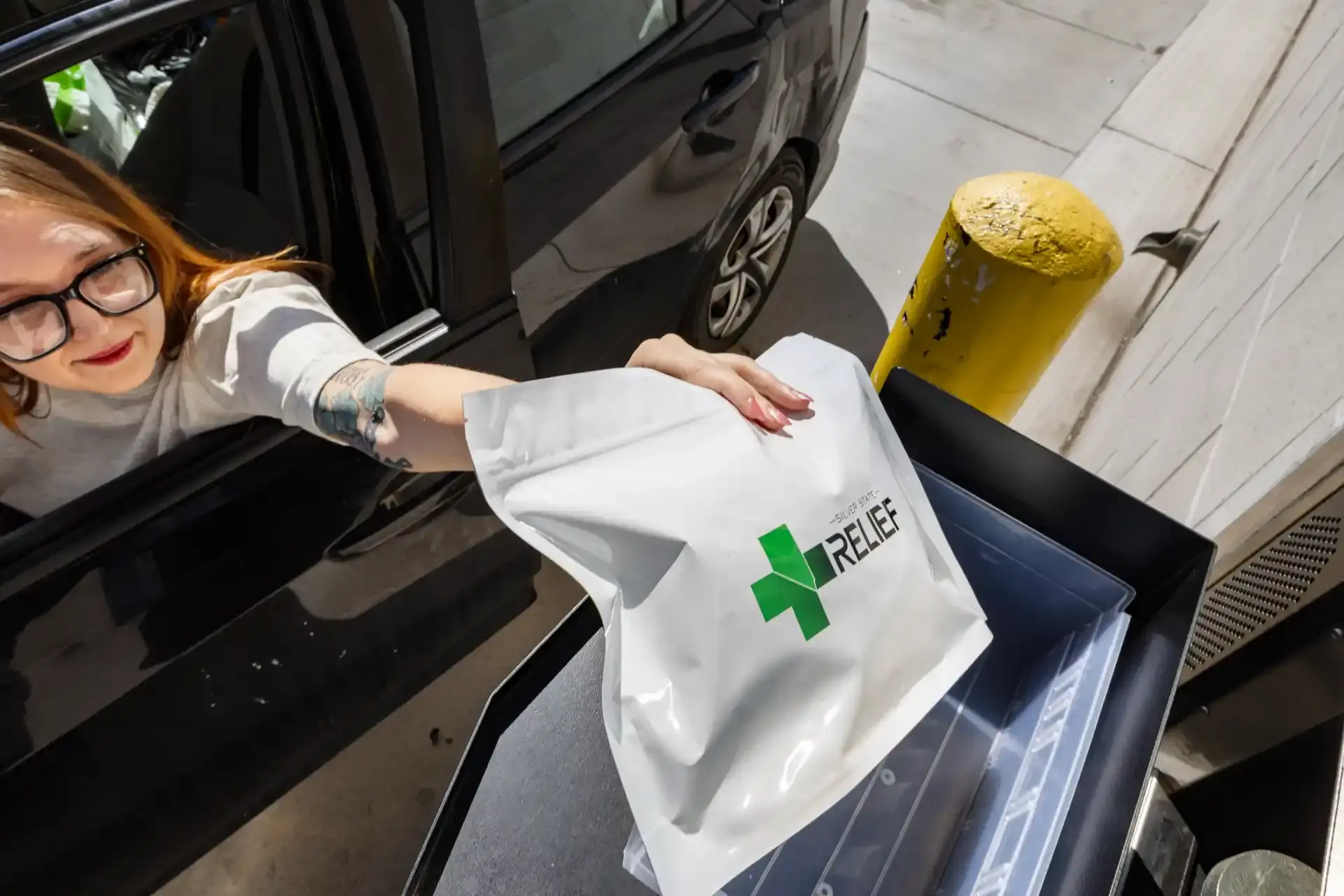 Sparks drive thru bag